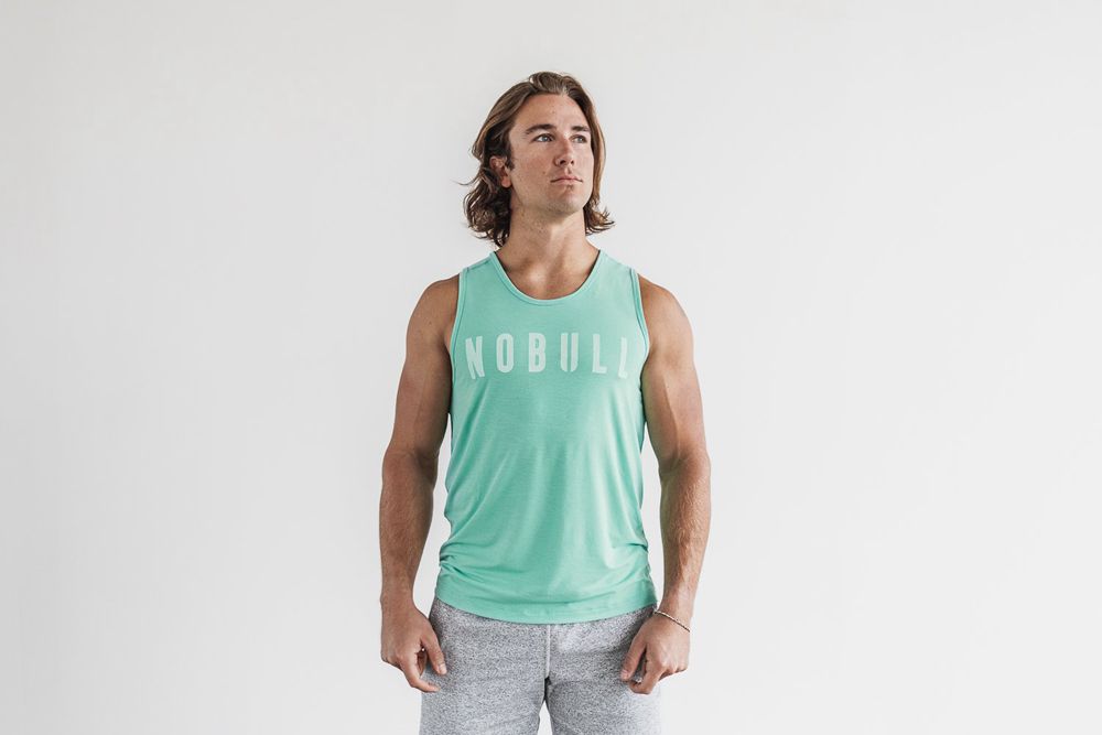 Débardeurs NOBULL Homme Turquoise - NOBULL,France (4507-XDZOU)